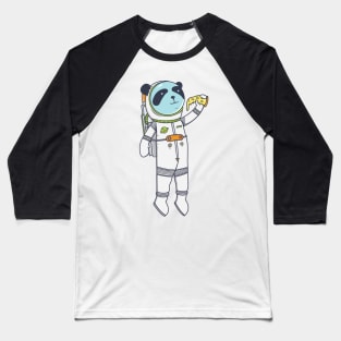 Space Pizza Panda Baseball T-Shirt